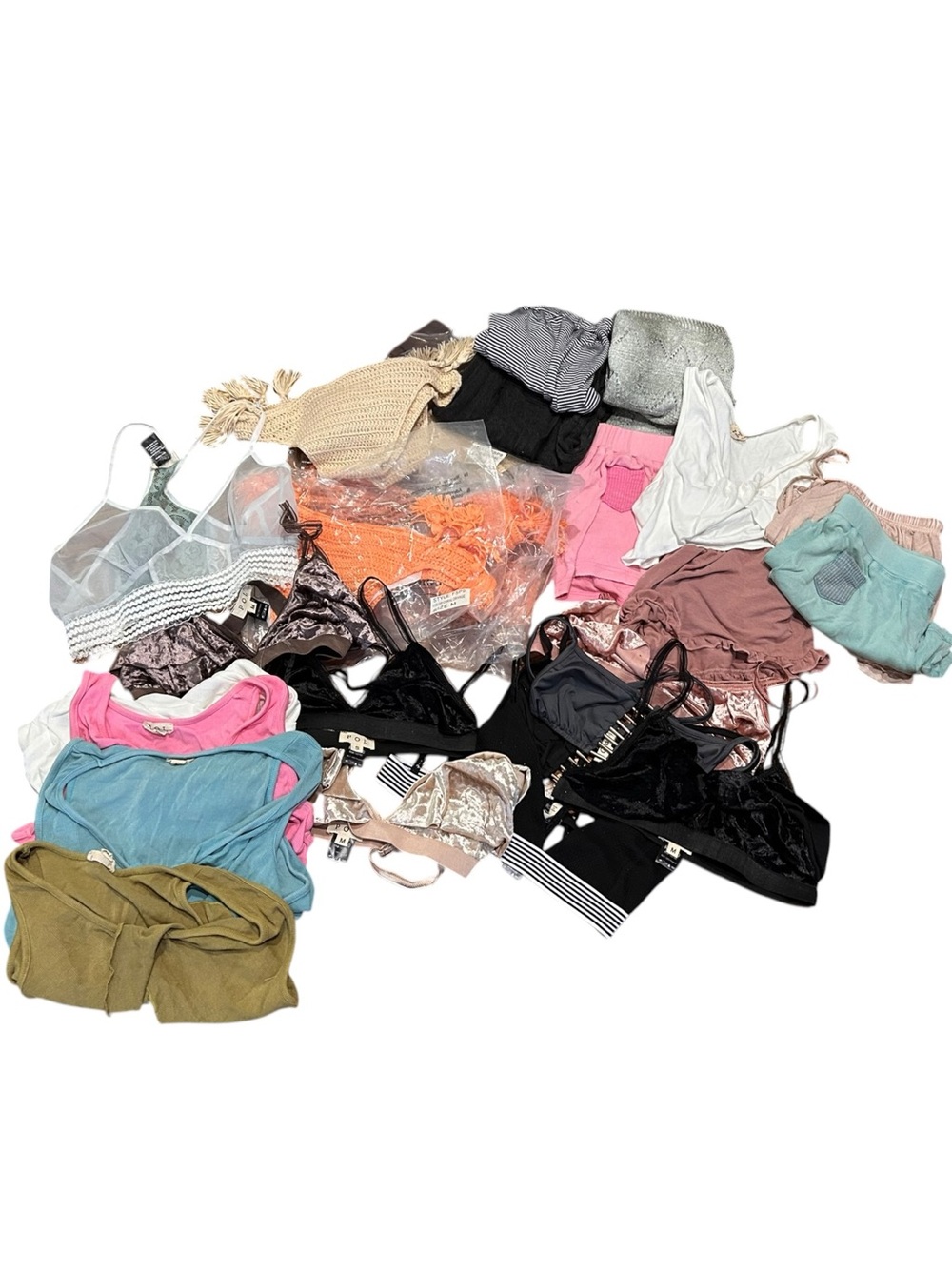 POL 28 Pc NEW Reseller Bundle Bralettes Lounge Swim S M L - Picture 2 of 8